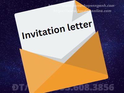 Ví dụ về thư mời